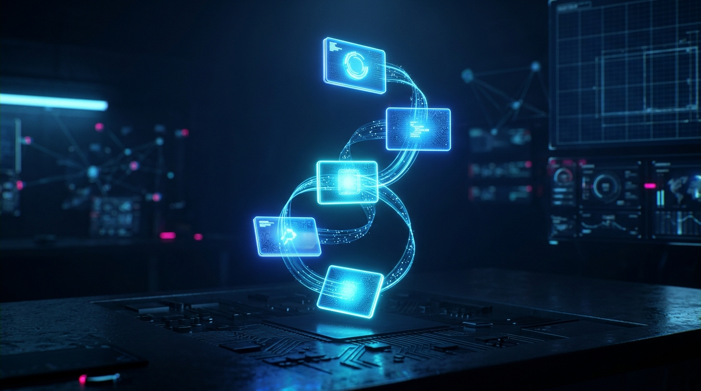 Holographic automation pipeline dashboard